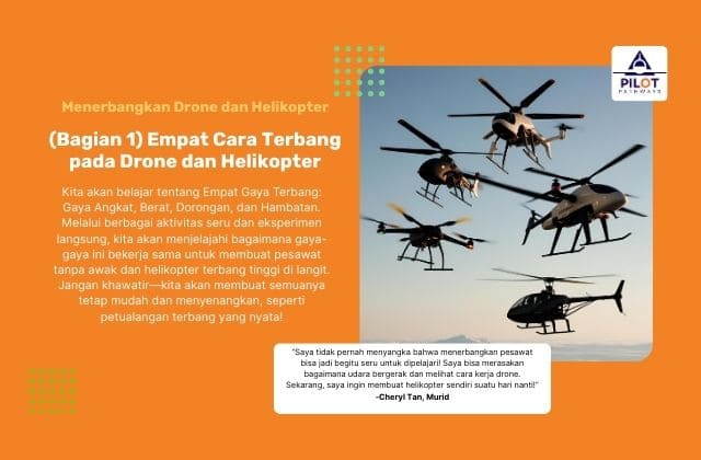 (Bagian 1) Empat Cara Terbang pada Drone dan Helikopter